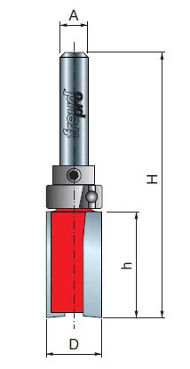 Felsőmarókés Freud másoló felső csapágy D16/20/60/8