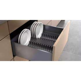 Tányértartó bazalt szürke 600-as