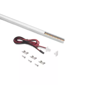   Led profil Pyxis csavarozható beépített ledszalaggal 23W 24V neutrális alu 29m