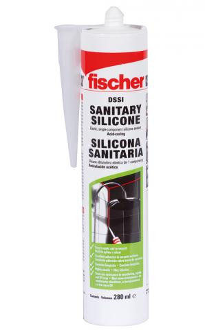 Sziloplaszt Fischer DSSI szaniter színtelen 280ml