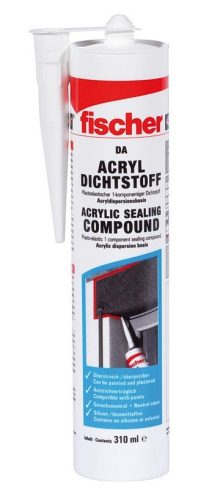 Sziloplaszt Fischer DA akril tömítőanyag fehér 310ml
