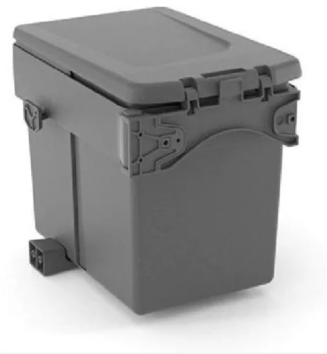 Hulladéktároló kiforduló Dumpster szürke 15L