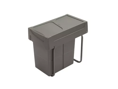 Hulladéktároló Unionplast M30 1x20l antracit 300mm