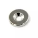 Mágnes süllyesztett fejű ezüst 12mm
