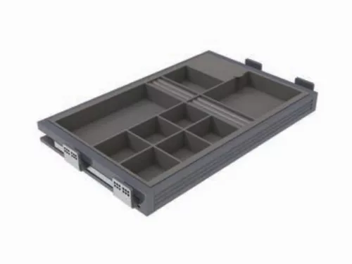 Kihúzható ékszertartó C antracit 600mm