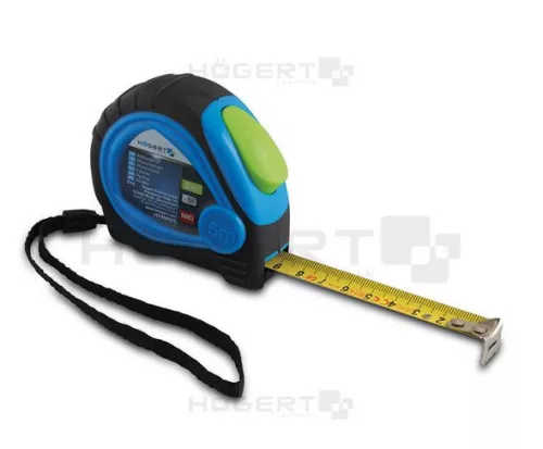 Mérőszalag Högert teflon bevonattal 5m