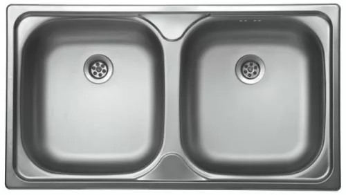 Mosogató NP 2 medencés (440) 780x440mm