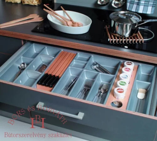 Evőeszköztartó MODUL szürke 500/300