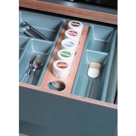 Evőeszközatrtó MODUL fűszertartó fabetét bükk