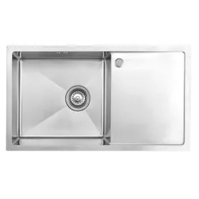   Mosogató NP Fatima 1 medence+csepptálca + mosogatószer adagoló inox 440x780mm