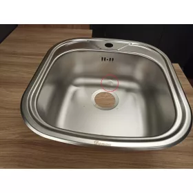 Mosogató NP 1 mély tálcás 465 - sérült 465x488mm