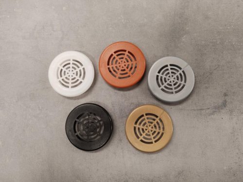 Szellőzőkarika műanyag 35/50 fehér 35/50mm