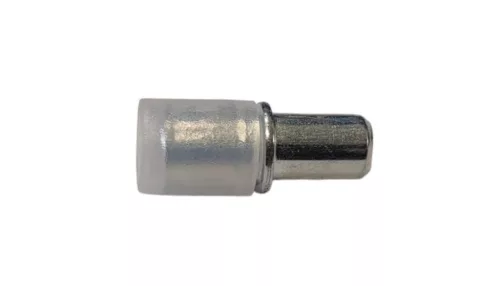 Üvegpolctartó szilikonos króm 5mm