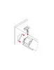 Led profil Corner Line rögzítő clip
