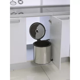 Hulladéktároló kiforduló R 10L inox