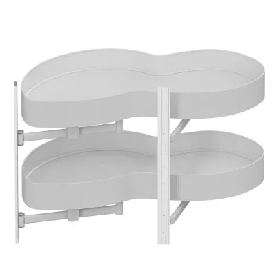 Vese tálca Unique R balos fehér 450mm