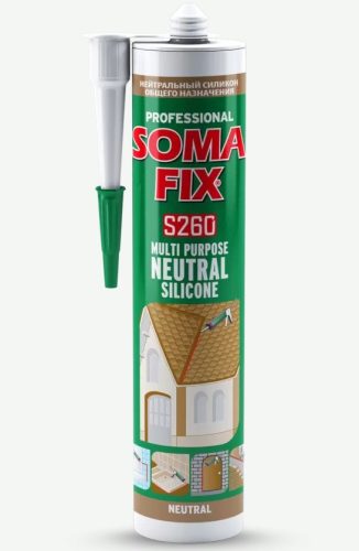 Sziloplaszt SomaFix neutrális színtelen S260 280ml