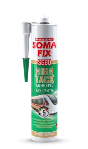 Szerelési ragasztó SomaFix S580 Hybrid-Polimer 290ml