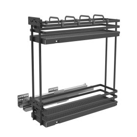   Konyhai kosár C teljes kihúzású fékes bal antracit 150mm