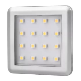 LED lámpa D Light négyzet alu 55x55mm