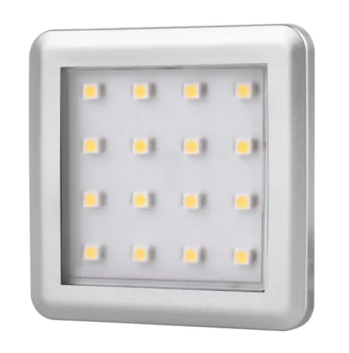 LED lámpa D Light négyzet alu 55x55mm