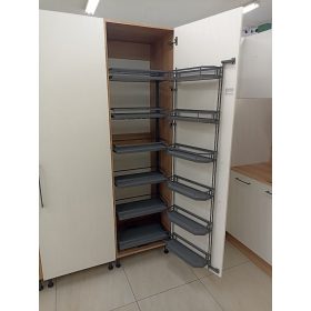 Konyhai kamravasalat Tandem C antracit 1570/600mm