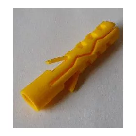Tipli műanyag hengeres sárga sárga 6 mm