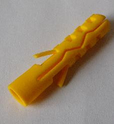 Tipli műanyag hengeres sárga sárga 6 mm