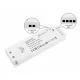 Transzformátor LED lámpához DLight 12V + 6 beépített mini AMP fehér 30W