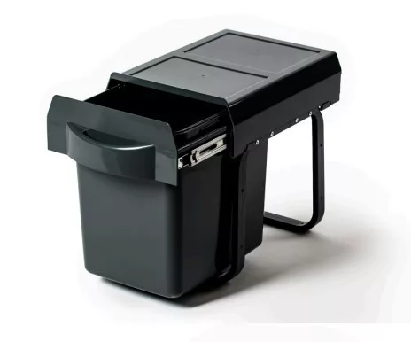 Hulladéktároló Virtus 1x16L antracit 300mm