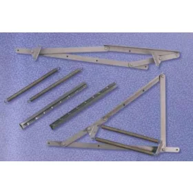 Franciaágy felnyíló vasalat rugós szürke