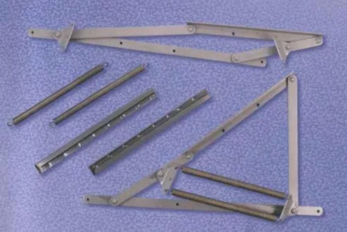 Franciaágy felnyíló vasalat rugós szürke