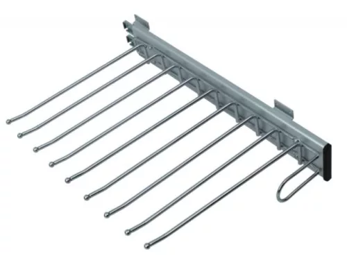 Kihúzható nadrágtartó oldalra szerelhető jobbos króm