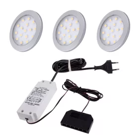 LED lámpa szett D Light kör alu ?60mm