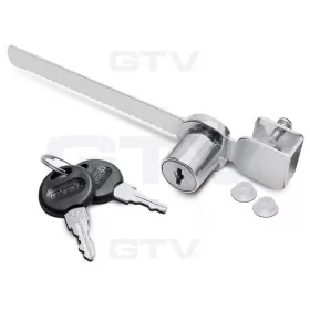 Üvegajtózár GTV fogazott króm