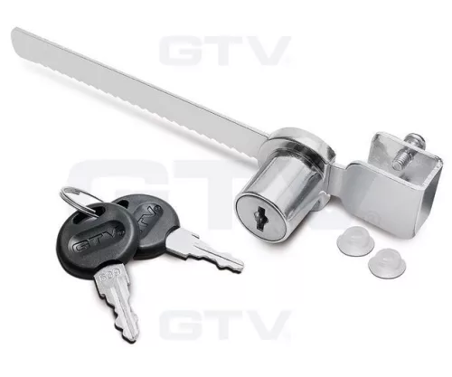 Üvegajtózár GTV fogazott króm