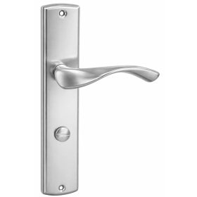 Boris Pajzsos ajtókilincs 90 mm WC Szatén króm