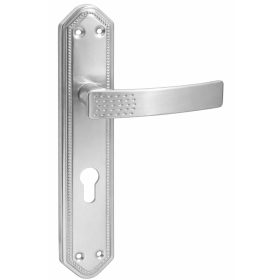 Elza Pajzsos ajtókilincs 90 mm PZ Szatén króm