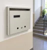 Lépcsőházi Postaláda Silver Felfele nyíló