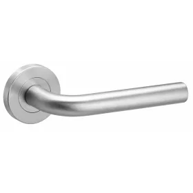   Lisa Körrozettás Rozsdamentes Inox Csak Kilincs Felső Rozettán