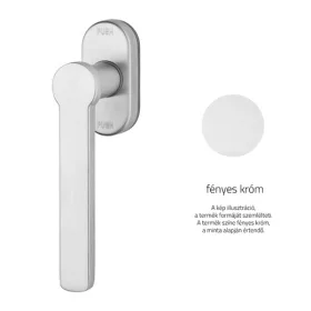   Linea Cali Token Zincral semimâner fereastră crom strălucitor cu sistem Smart Block 469 SK CR