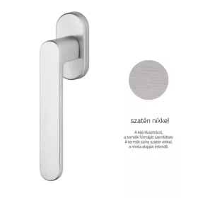   Linea Cali Lola Zincral nichel satinat jumătate mâner fereastră 428 DK NR