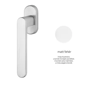   Linea Cali Lola Zincral alb mat jumătate mâner fereastră 428 DK MW