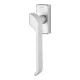 Mâner fereastră dreptunghiular Linea Cali Turbo Zincral crom mat cu sistem Smart Block 470 SK R