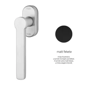   Linea Cali Token Zincral semi-mâner fereastră negru mat cu sistem Smart Block 469 SK VE