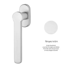   Linea Cali Token Zincral semimâner fereastră crom strălucitor 469 DK CR