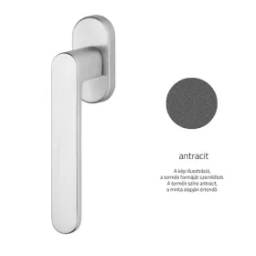   Linea Cali Lola Zincral antracit jumătate mâner fereastră 428 DK AS