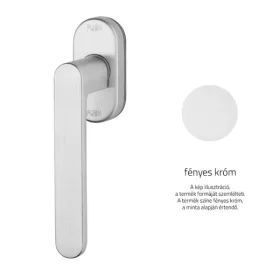   Linea Cali Lola Zincral semimâner fereastră crom strălucitor cu sistem Smart Block 428 SK CR