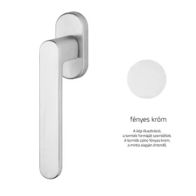   Linea Cali Lola Zincral semimâner fereastră crom strălucitor 428 DK CR