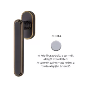 Linea Cali Chic semi-mâner fereastră crom mat 1670 DK CO